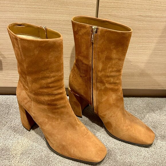 Jimmy Choo Loren 85 suede ankle boots - Picture 5 of 6